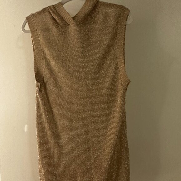 Zara Jackets & Blazers - Zara - Vest with hoddie - Gold